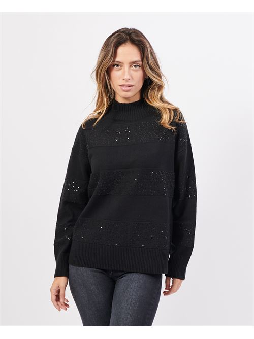 Pull à col rond Gerry Weber en coton mélangé GERRY WEBER | 471022-3571711000